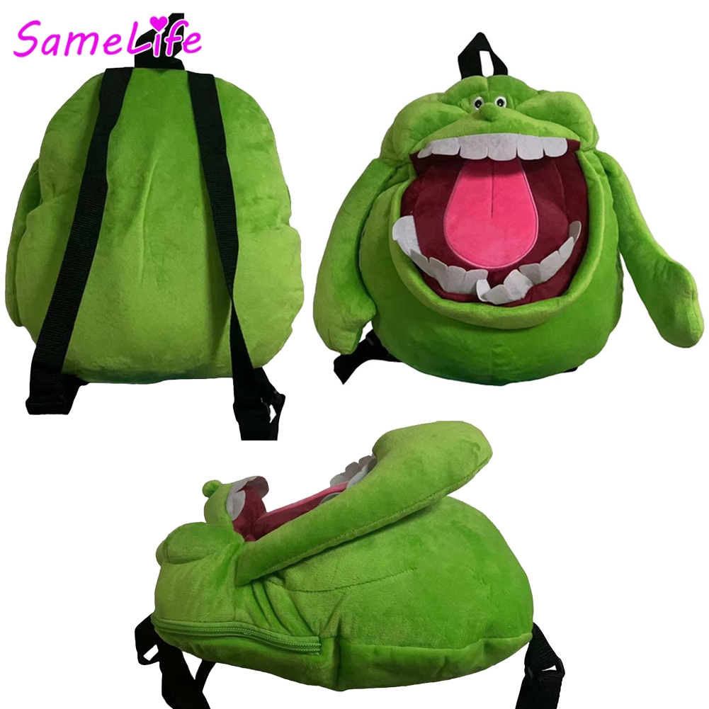 Men'S Accessories Backpack - Groene Ghost Slimer Rugzak Cosplay Fantasy