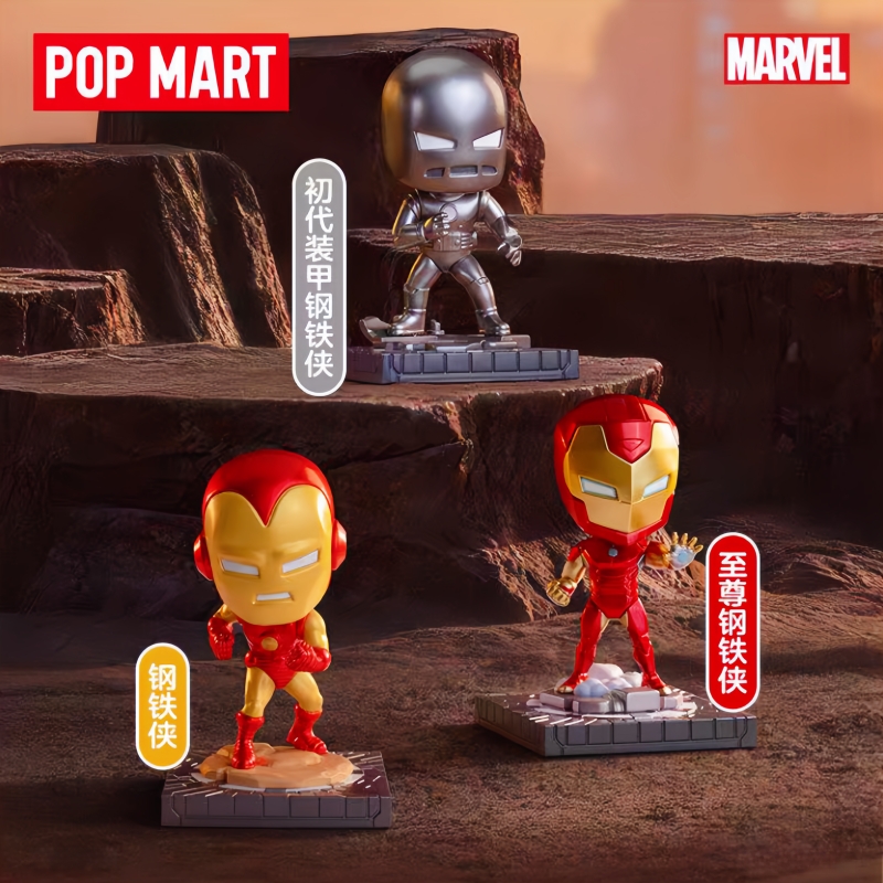 Men Accessories Collection - Hot Selling Echte Popmart Marvel Iron