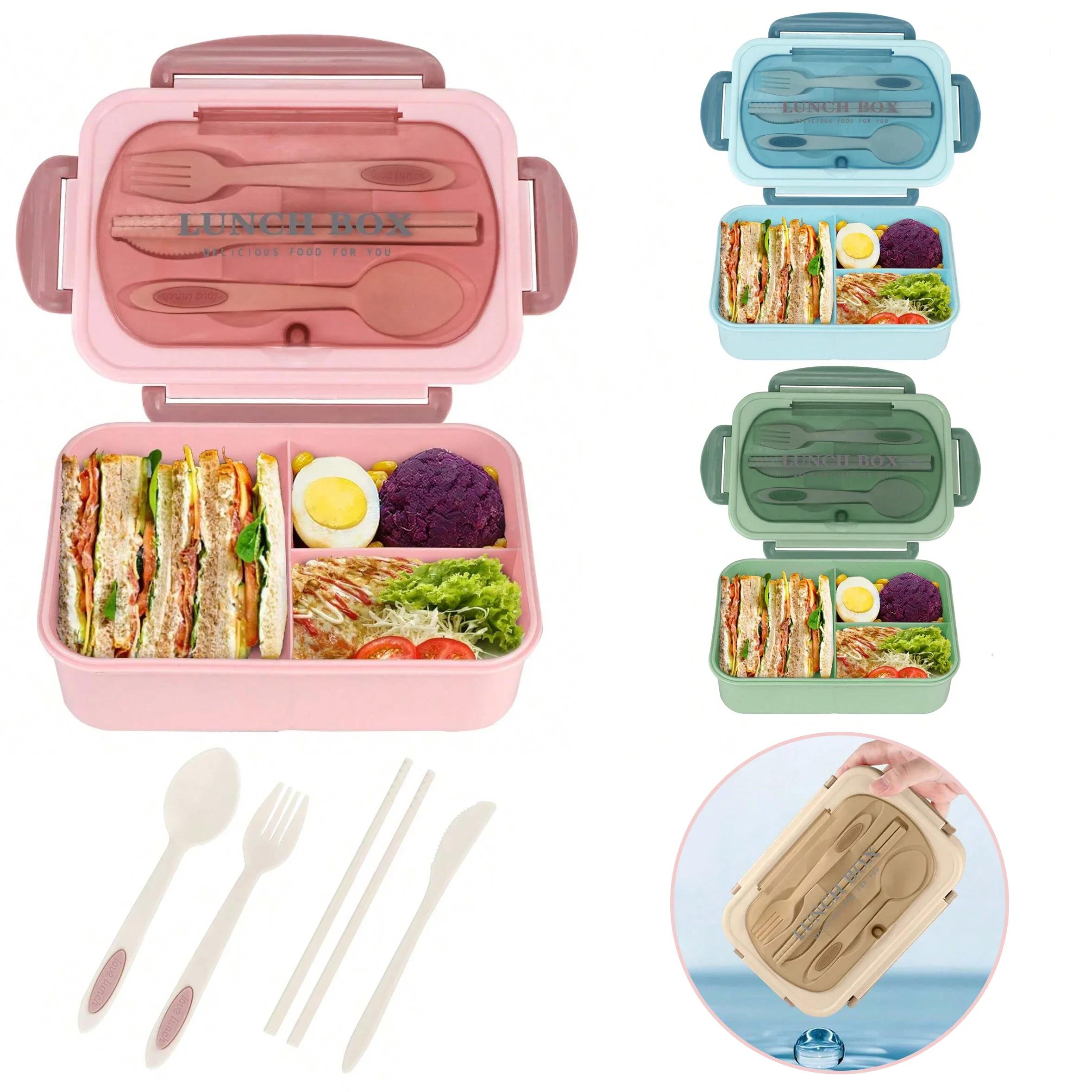 Men'S Accessories Rack - Bento Box voor volwassenen met 3
