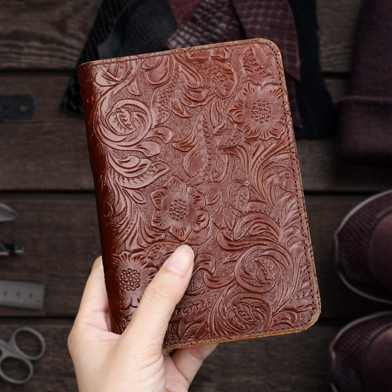 Men'S Accessories Case - Echt lederen paspoorthouder reisportemonnee beschermhoes voor
