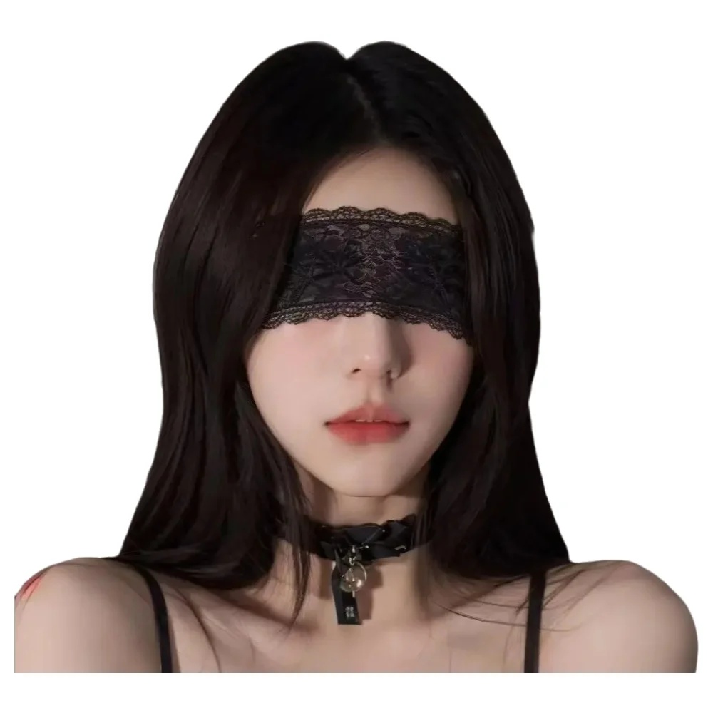 Men'S Mens Accessories - Sexy kanten oogmasker, zwart bloemenblinddoek voor