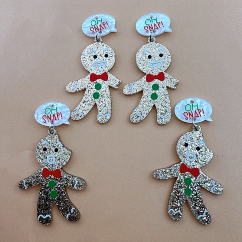 Men'S Mens Accessories - 10 stuks schattige kerst gingerbread man