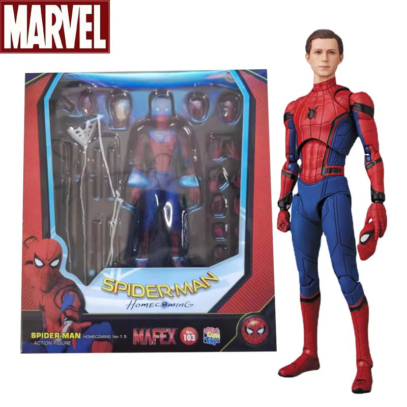Men Accessories Collection - Mafex 103 Spider-Man Actionfiguur Speelgoed Spiderman