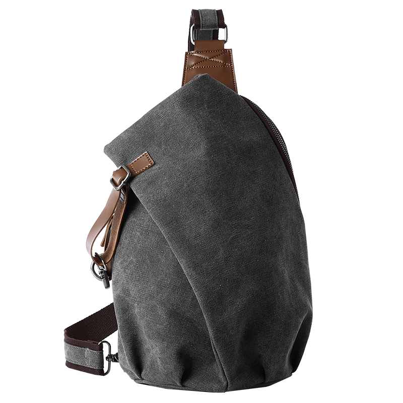 Men'S Accessories Backpack - MTE ELAN Retro canvas slingbag met