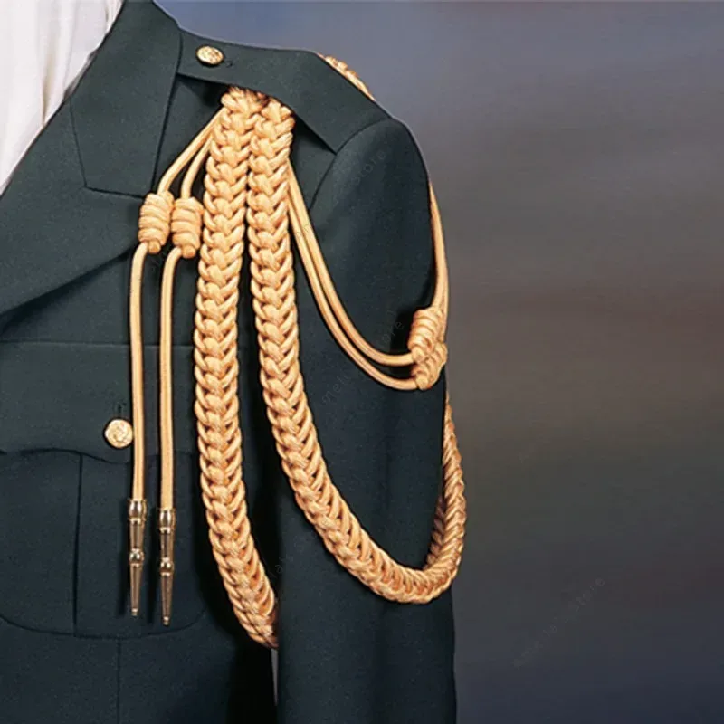 Men Accessories Tips - US Army Aiguillette dubbel gevlochten Aiguillette