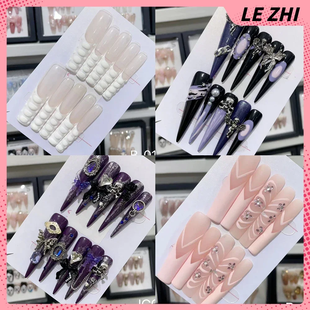 Men Accessories Tips - DIY Luxe Franse Ballerina Press-on Nagels