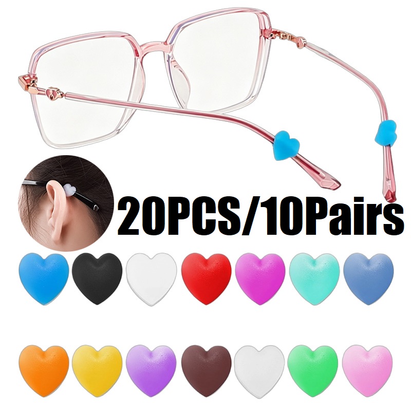 20PCS Hart Siliconen Bril Oorh - Men Accessories Tips recensie en prijs