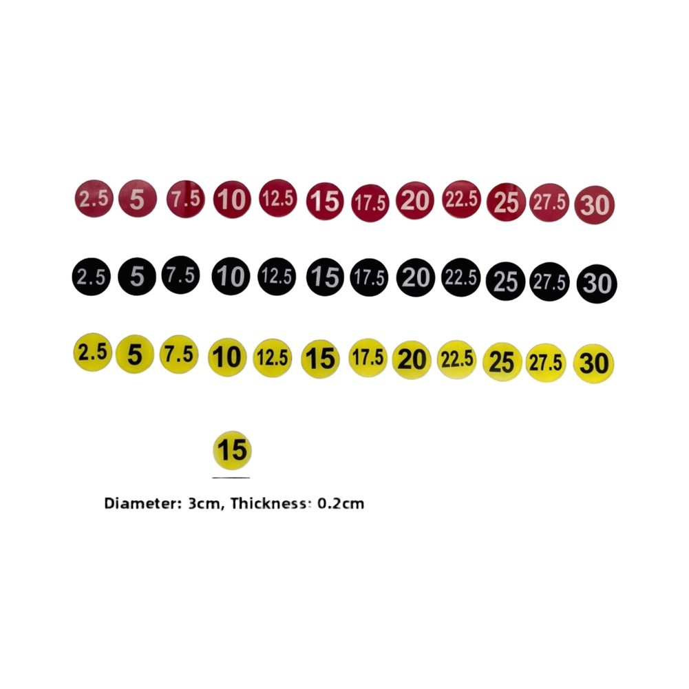 Gewichtsrek-etiketten 5kg tot  - Men'S Accessories Rack recensie en prijs