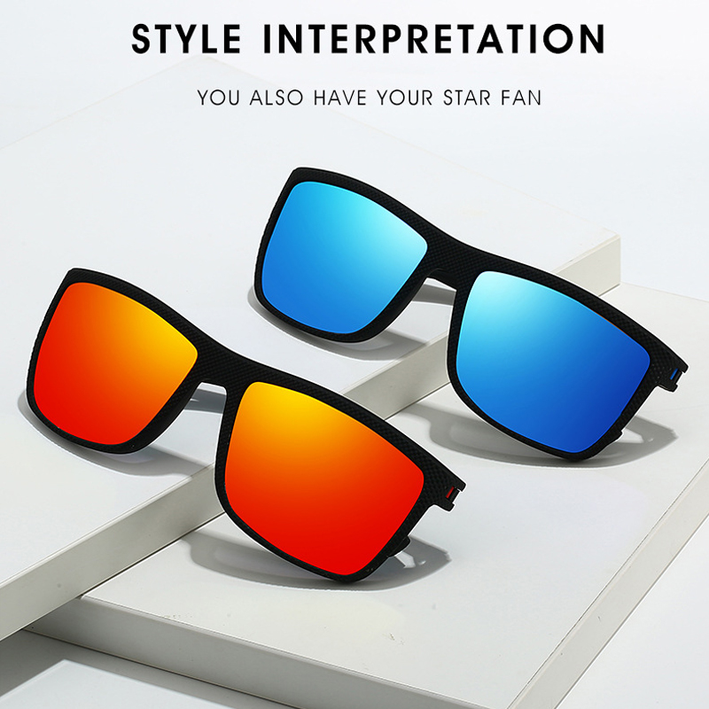 Vierkante outdoor sportzonnebr - Sunglasses Polarized Men recensie en prijs
