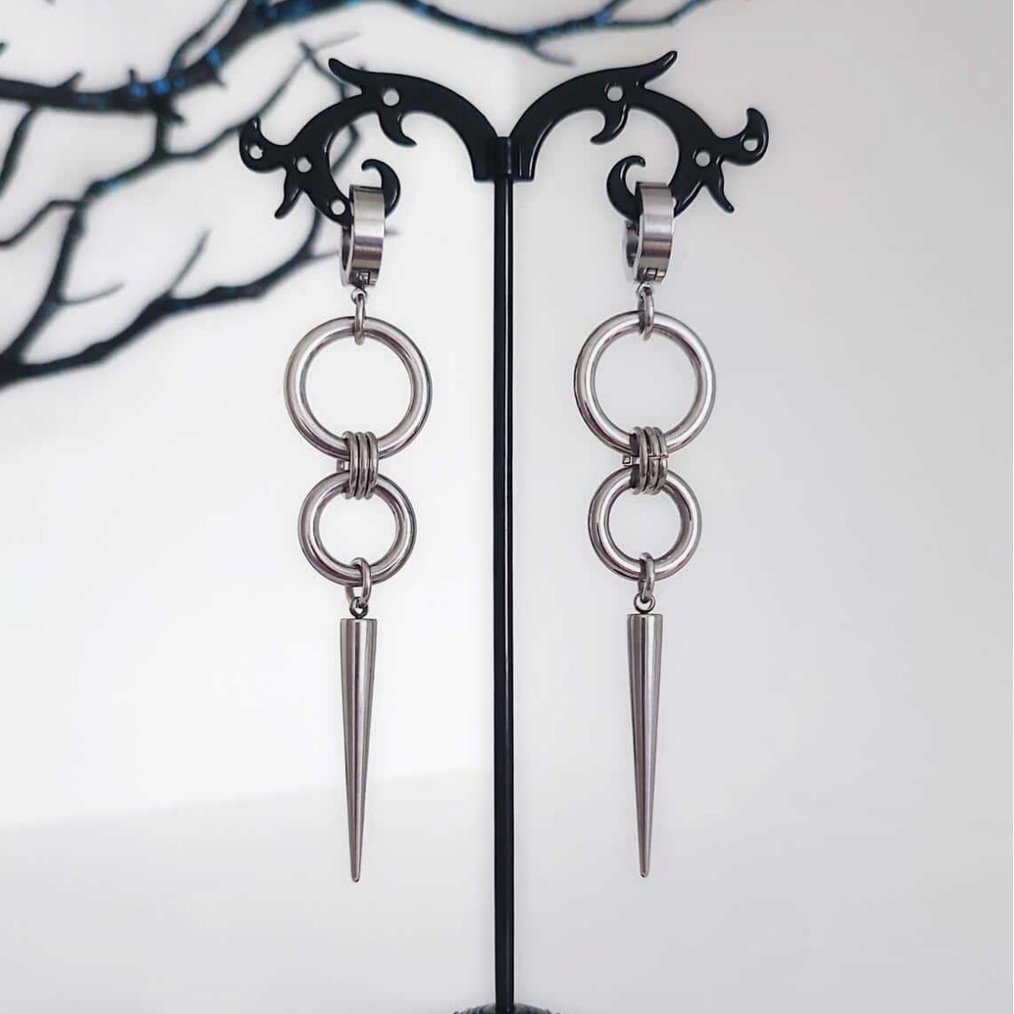 Punk klinknageloorbel, Goth-si - Men Accessories Tips recensie en prijs