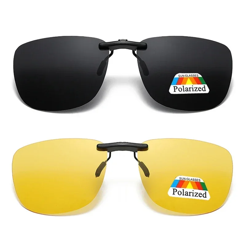 Nieuwe vierkante clip-on zonne - Sunglasses Polarized Men recensie en prijs
