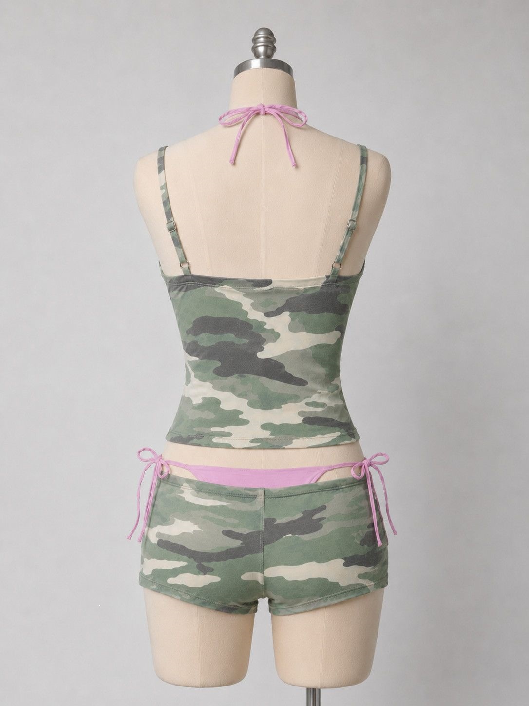 Y2K retro camouflage tweedelig - Men Accessories To Wear recensie en prijs